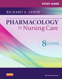 Study Guide for Pharmacology for Nursing