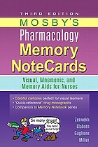 Mosbys Pharmacology Memory NoteCards